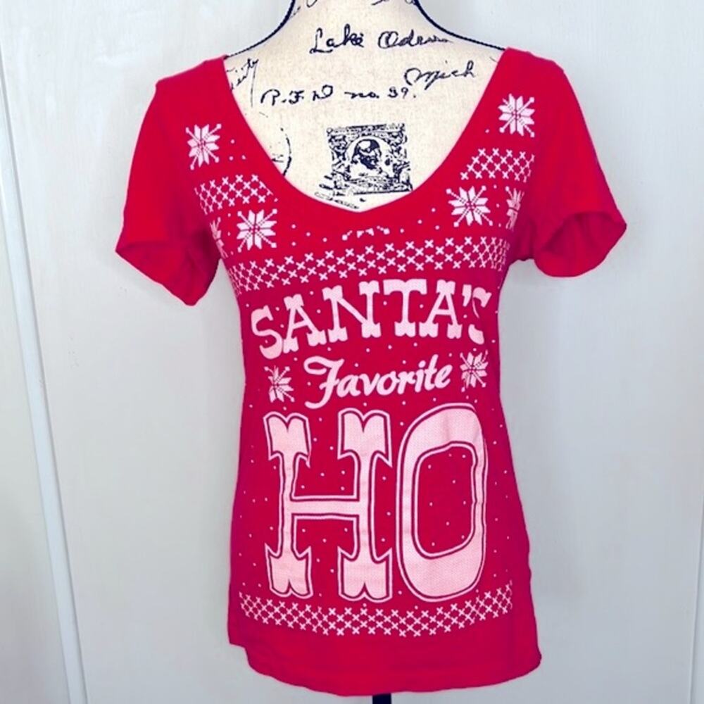 Spencer’s Santa's Favorite Ho T-Shirt size Large